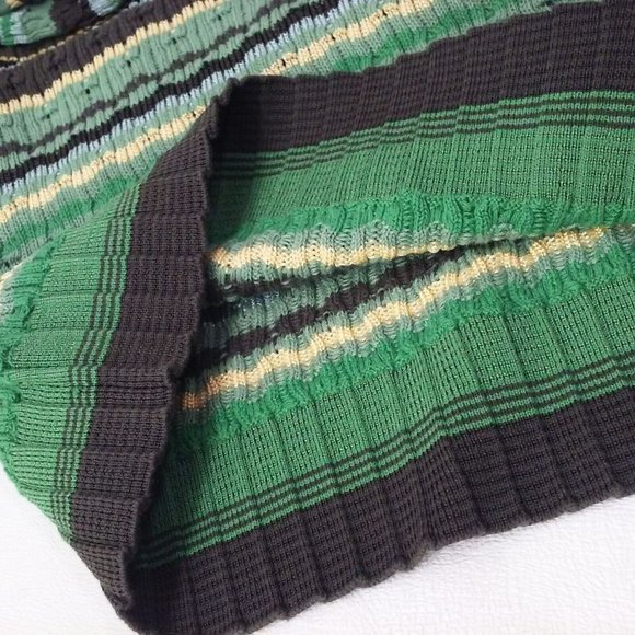 Alfred Dunner Textured Cable Knit Top Sweater Ladies-XL Long Sleeve Striped Bold - Picture 6 of 8